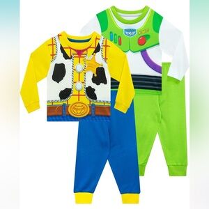 Disney Pajamas Buzz Lightyear & Woody Boys' Sleepwear